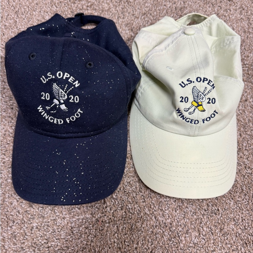 U.S. Open Winged Foot Caps - Navy and light green, women’s sizing